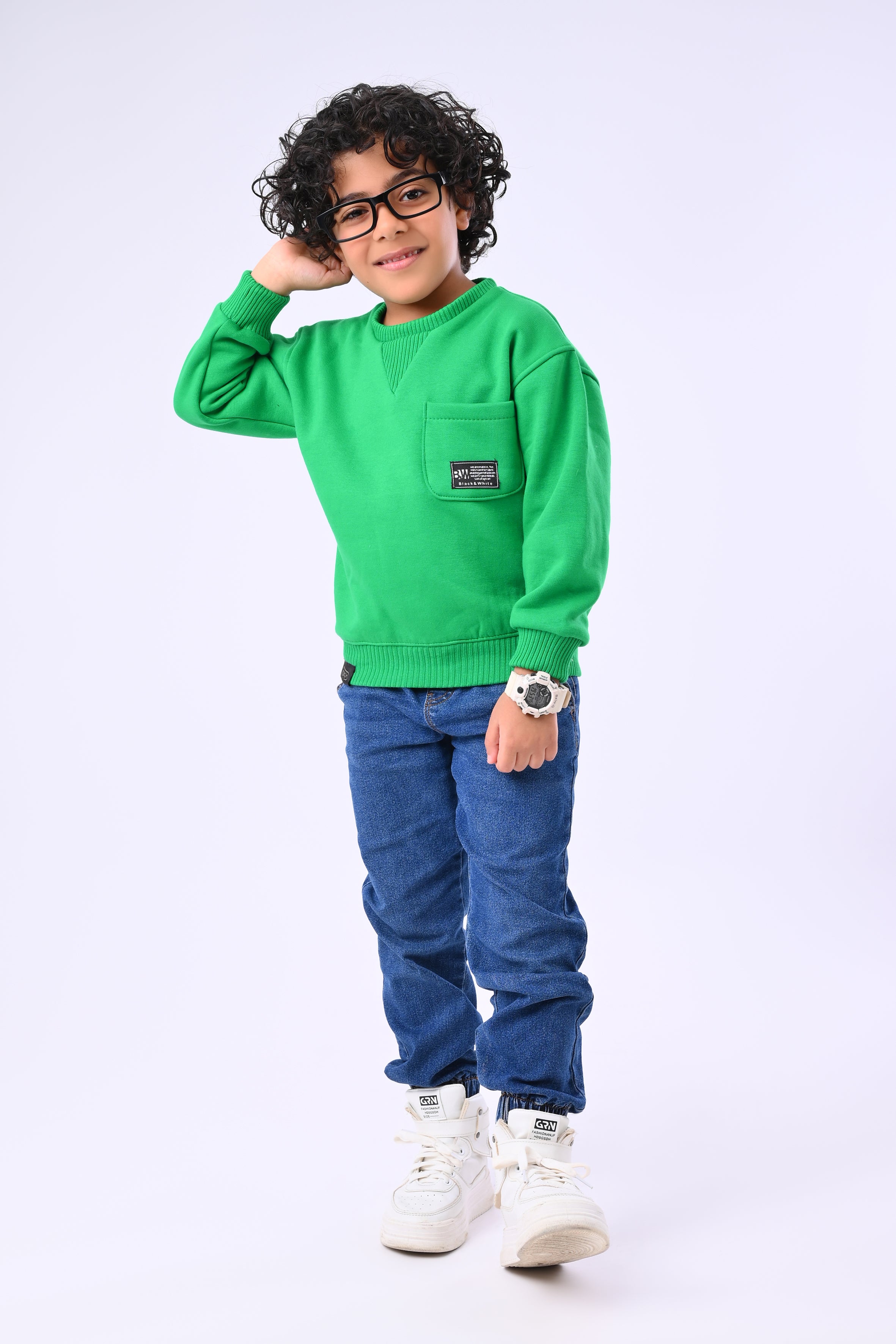 Cotton Kids Round Neck Sweatshirt