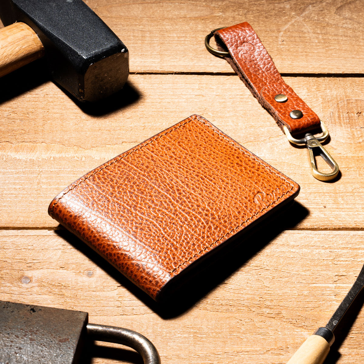 REVO Leather Wallet with Keychain