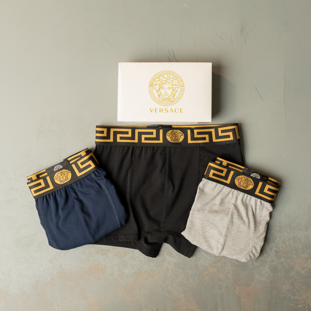 Cotton MEN 3-Pack Versace-Inspired Vietnamese Boxers