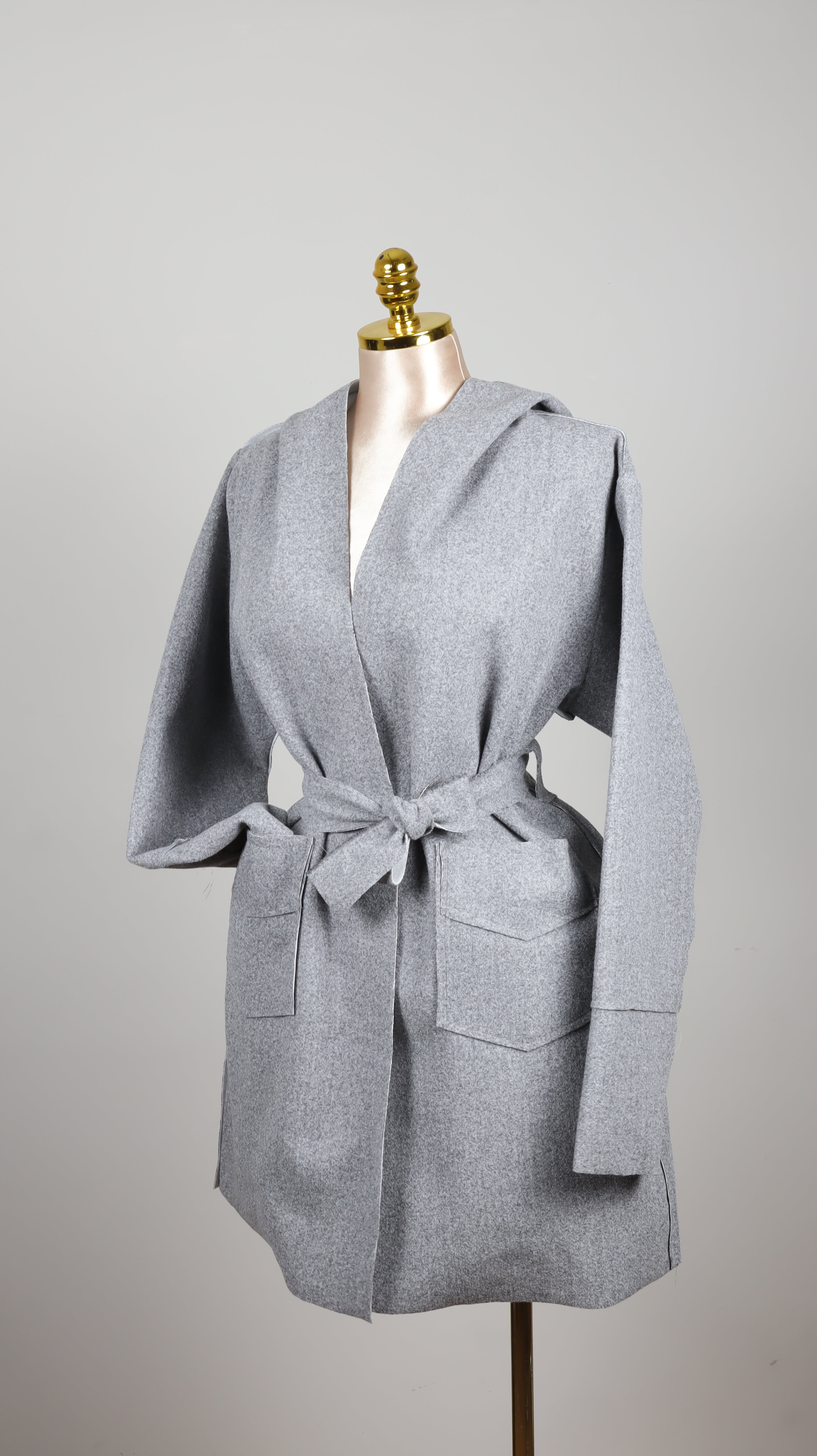 Wool Blend with Lycra Elegant Women’s Winter Coat