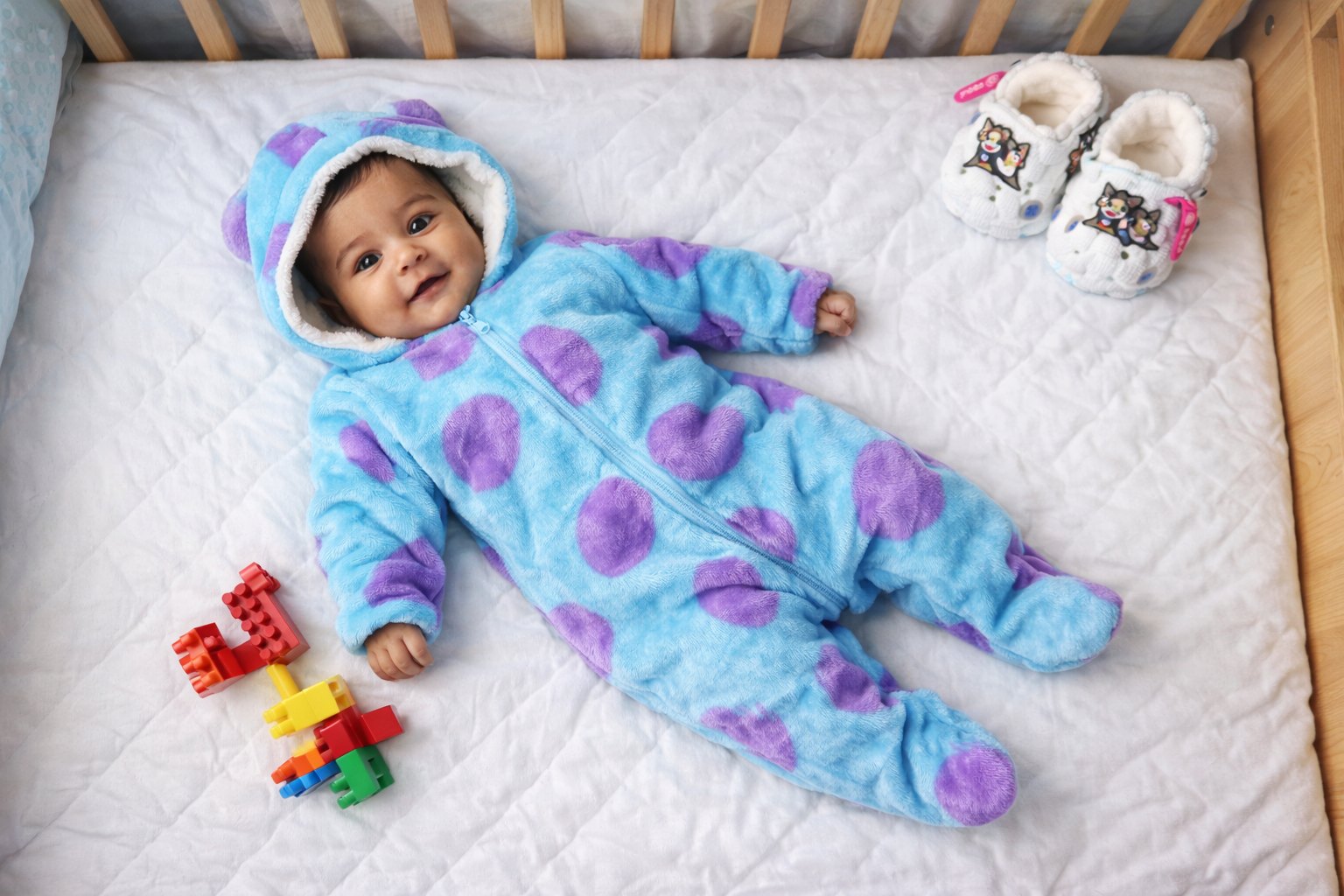Baby Bear Fur Lined Jumpsuit